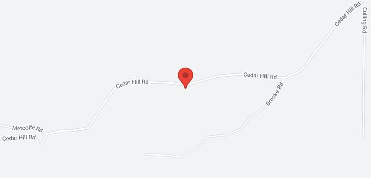 map of 4701 Cedar Hill Road